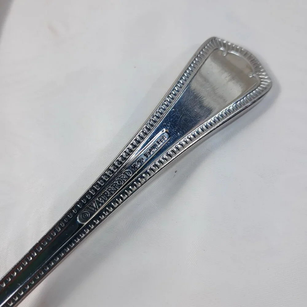 Waterford Somerset SET 4‎ Place Oval Soup Spoon PLS 5P-5 Stainless Vintage